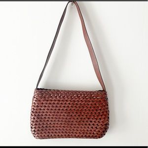 Fossil Vintage Woven Leather Bag
